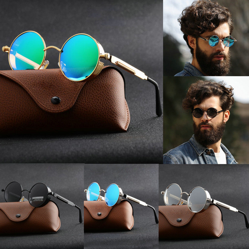 Designer Sunglasses - New Metal Steampunk Sunglasses Men Women
