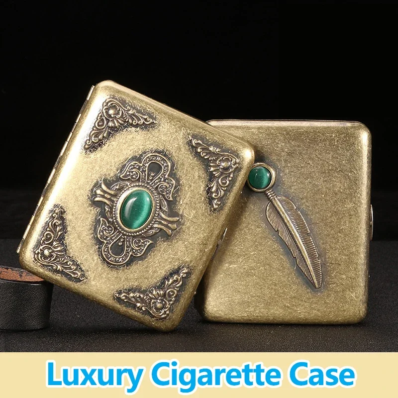 Vintage Relief jade Capacity 2 - Premium Cigar Case ulasan dan harga