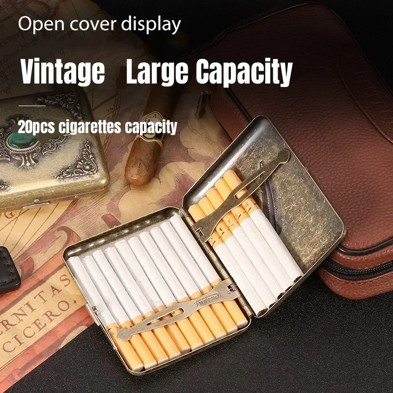 Vintage Relief jade Capacity 2 - Premium Cigar Case ulasan dan harga
