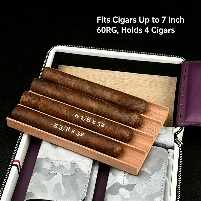 Leather Travel Cigar Case Hold - Premium Cigar Case ulasan dan harga