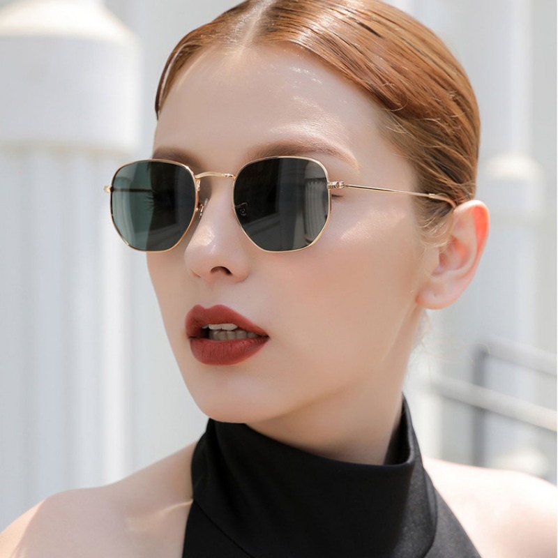 Round punk Sunglasses Men Luxu - Designer Sunglasses ulasan dan harga