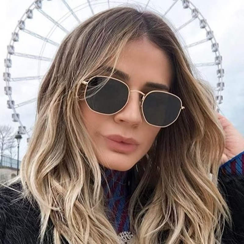Round punk Sunglasses Men Luxu - Designer Sunglasses ulasan dan harga