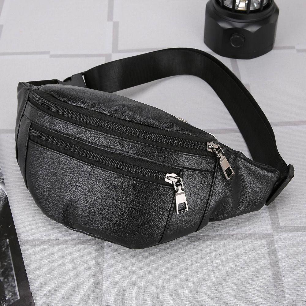 Multifunctional Crossbody Cash - Leather Wallet Men ulasan dan harga