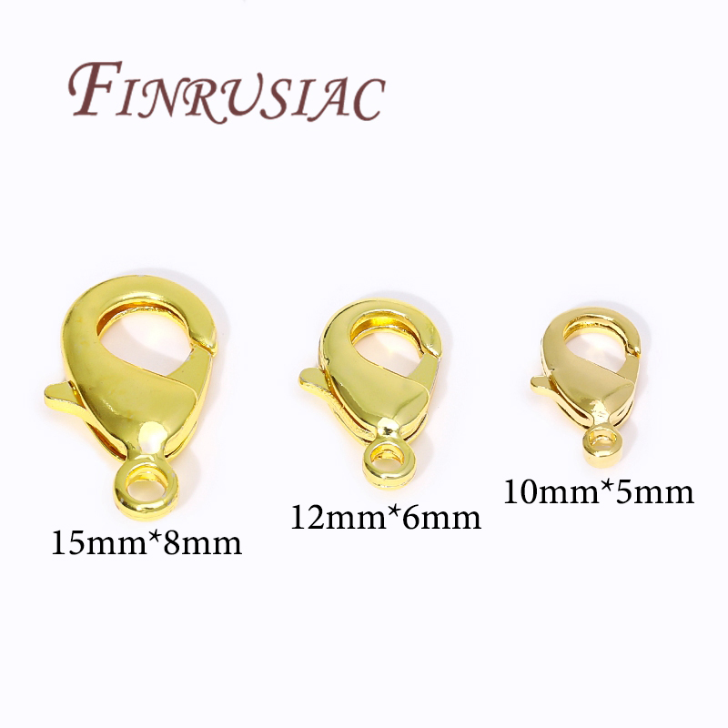 18K Gold Plated Lobster Clasps - Gold Plated Jewelry ulasan dan harga