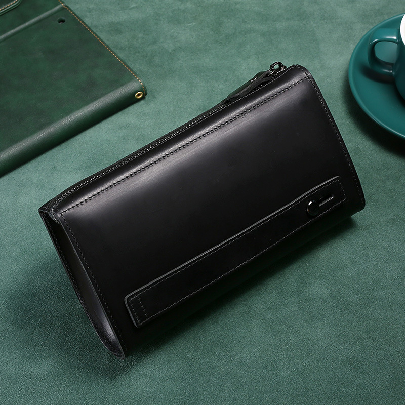 Men's Clutches Long Handbag Bu - Leather Wallet Men ulasan dan harga