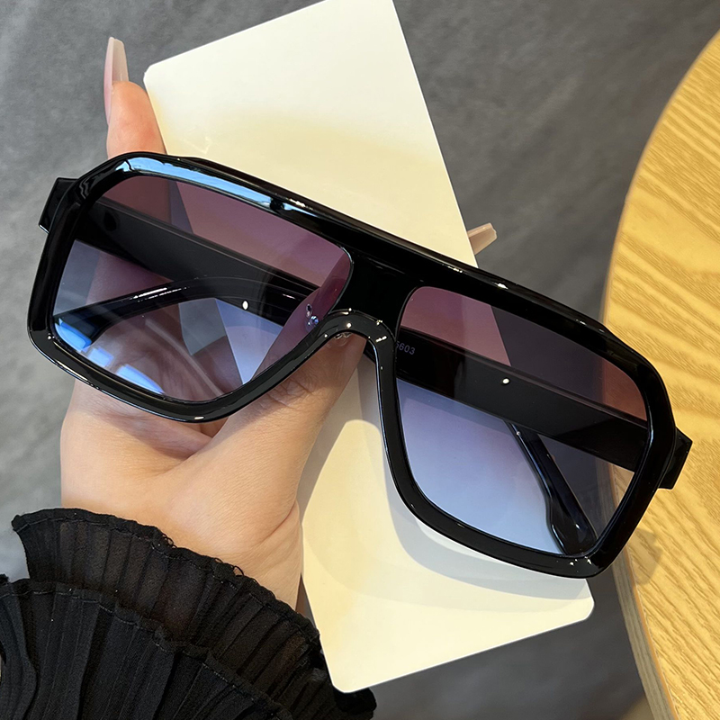 Oversized Square Anti Light Gl - Designer Sunglasses ulasan dan harga