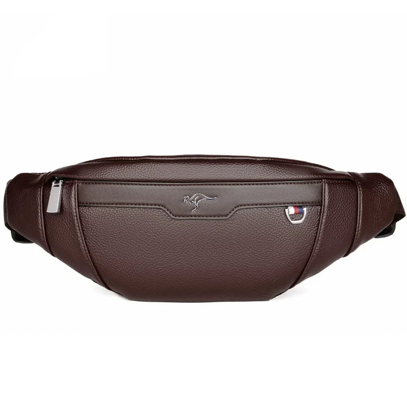 Business Leather Waist Bag Mul - Leather Wallet Men ulasan dan harga