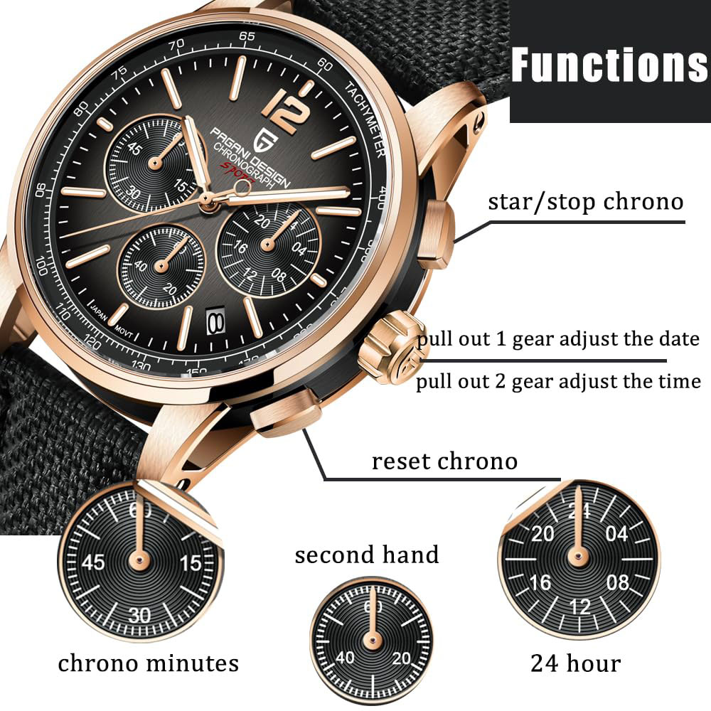 PAGANI DESIGN New Mens Watch 4 - Luxury Watch Men ulasan dan harga
