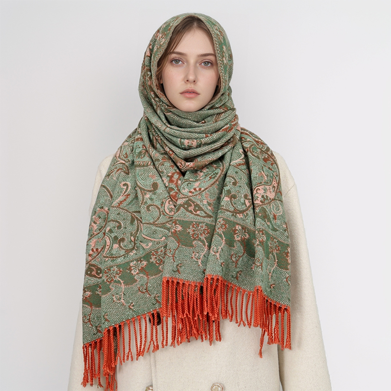 2024 Fashion Ethnic Style Wome - Cashmere Scarf ulasan dan harga