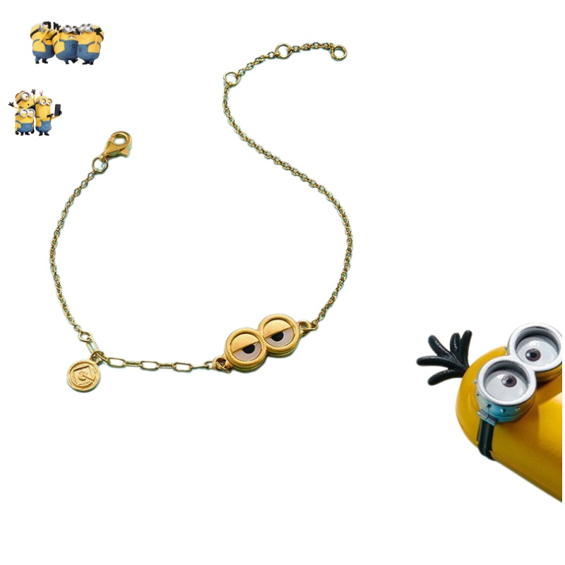 Minions Series Gold Bracelet - - Gold Plated Jewelry ulasan dan harga