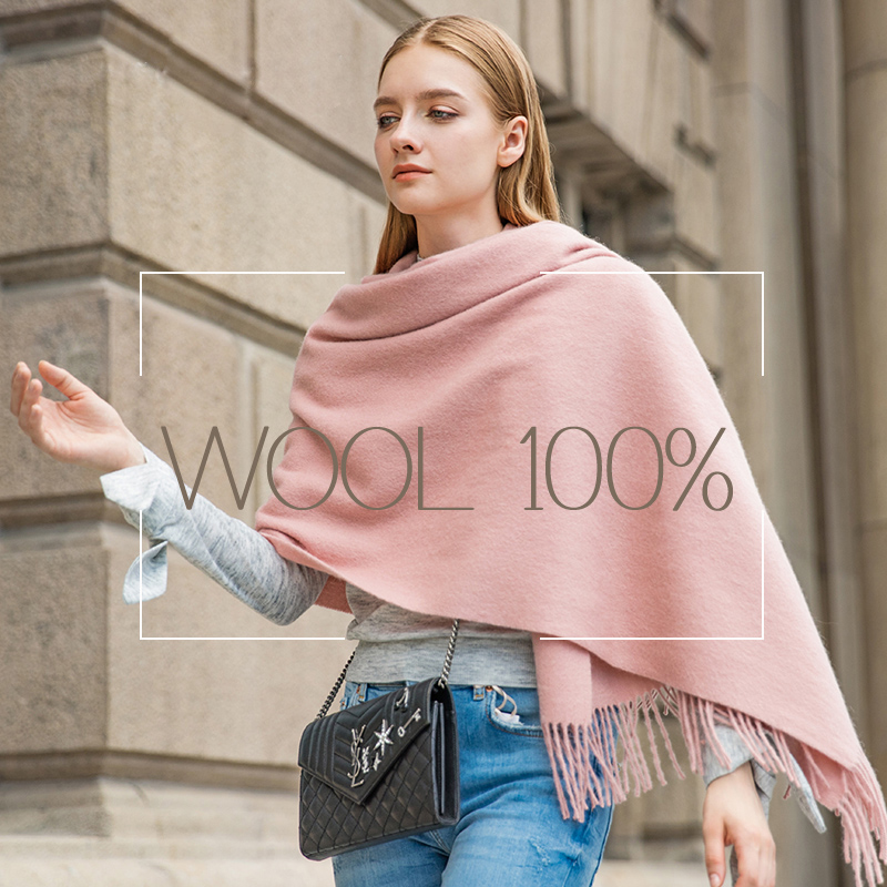 Wool Winter Scarf Women Fashio - Cashmere Scarf ulasan dan harga