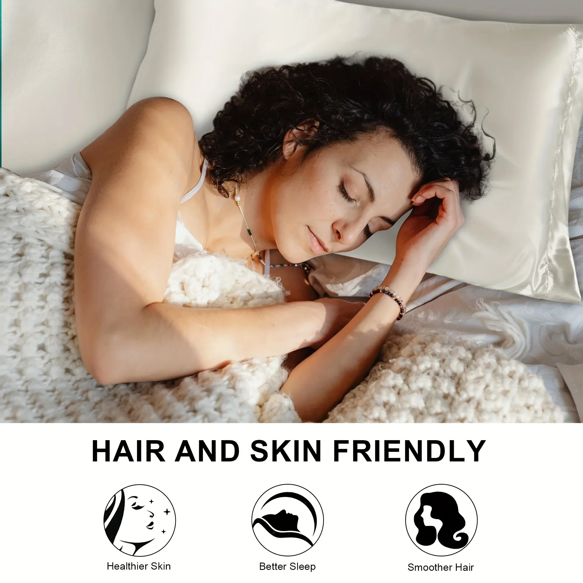 2pcs Luxury Satin Envelope Pil - Silk Pillowcase ulasan dan harga