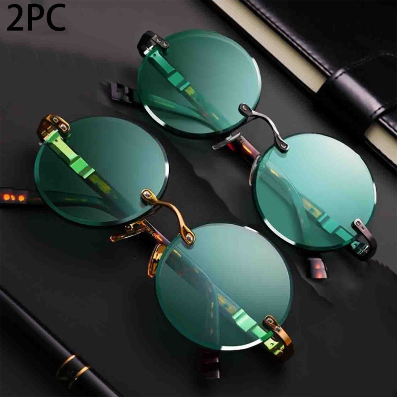 Fashion Classic Rimless Sungla - Designer Sunglasses ulasan dan harga