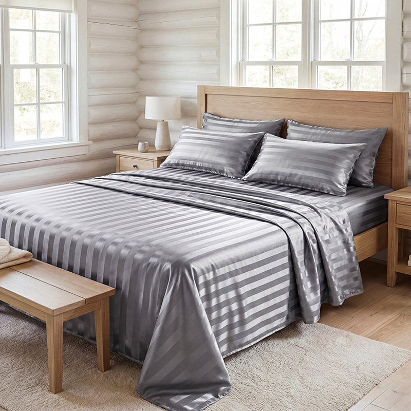 Wrinkle Resistant Striped Sati - Silk Pillowcase ulasan dan harga