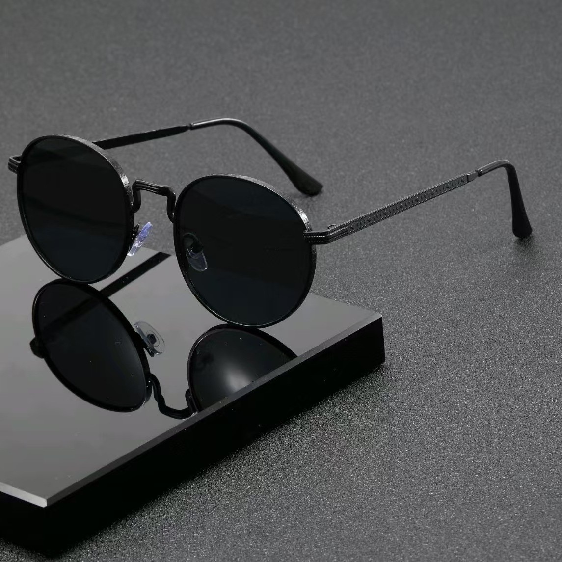 Fashion Classic Round Sunglass - Designer Sunglasses ulasan dan harga