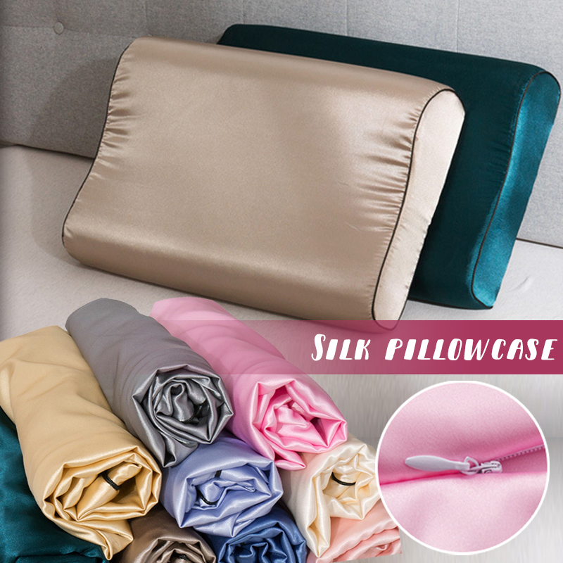 Imitation Silk Satin Latex Pil - Silk Pillowcase ulasan dan harga