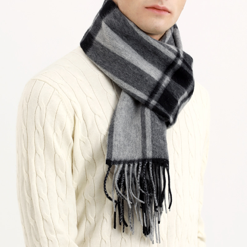 Pashmina Scarf Men Winter Stri - Cashmere Scarf ulasan dan harga
