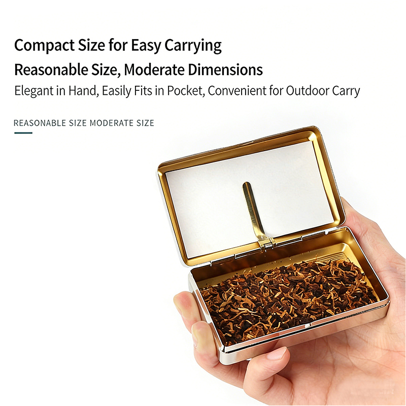 Portable Metal Tobacco Storage - Premium Cigar Case ulasan dan harga